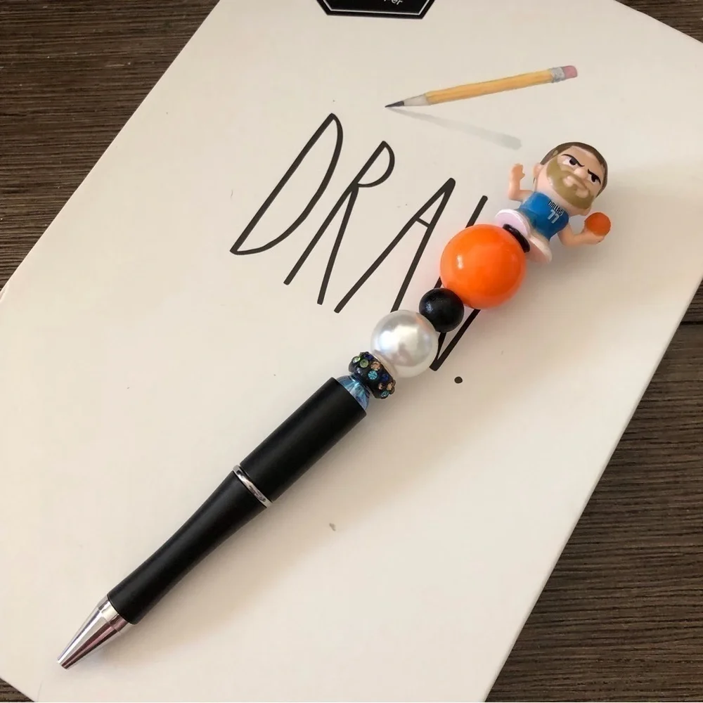 NBA basketball player handmade beaded pen